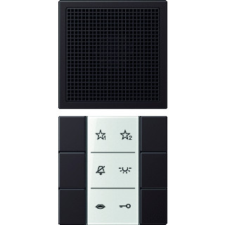 Jung Audio binnenstation modulair LS alu-dark