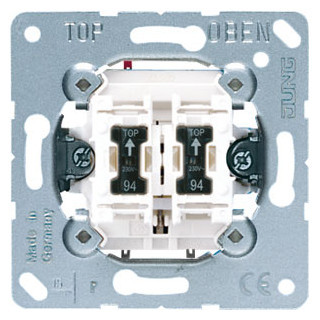 Jung Impulsdrukker 2-VDG. maak en glimlampen