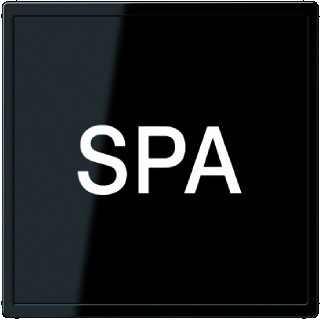 Jung Centraalplaat signalering zwart