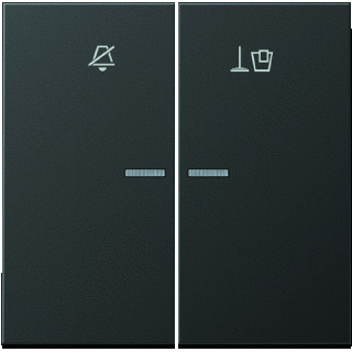 Jung Enkele wip aan-/uit-schakelaar antraciet