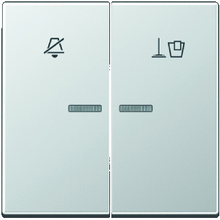 Jung Enkele wip aan-/uit-schakelaar aluminium