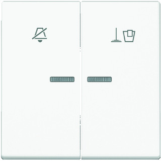 Jung Enkele wip aan-/uit-schakelaar wit