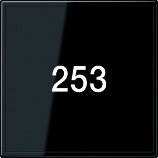 Jung Centraalplaat signalering zwart