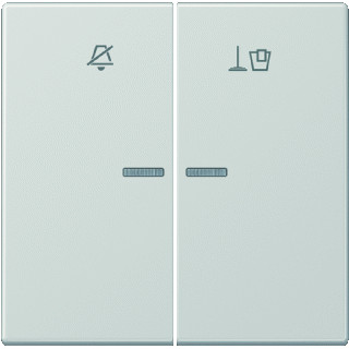 Jung Enkele wip aan-/uit-schakelaar grijs