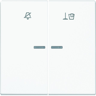 Jung Enkele wip aan-/uit-schakelaar wit