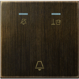 Jung Enkele wip aan-/uit-schakelaar messing