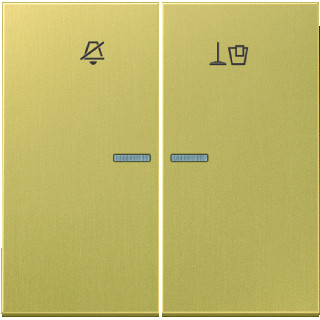 Jung Enkele wip aan-/uit-schakelaar messing