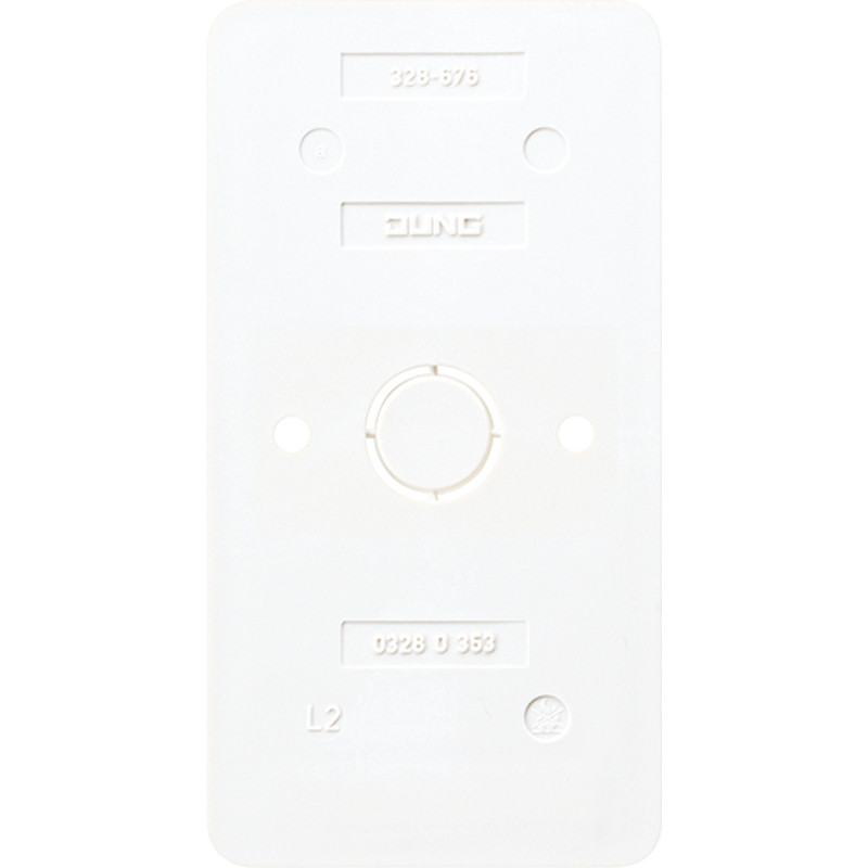 Jung Bodemplaat ap600 alpine wit