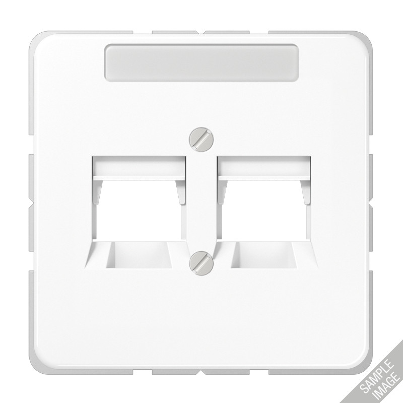 Jung CD range Afdekking CD500 zwart V.mod.jack 2-VDG.