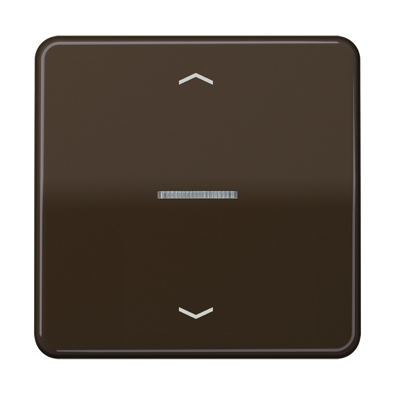 Jung CD range Home Stuurafd. CD 1V. bruin pijl