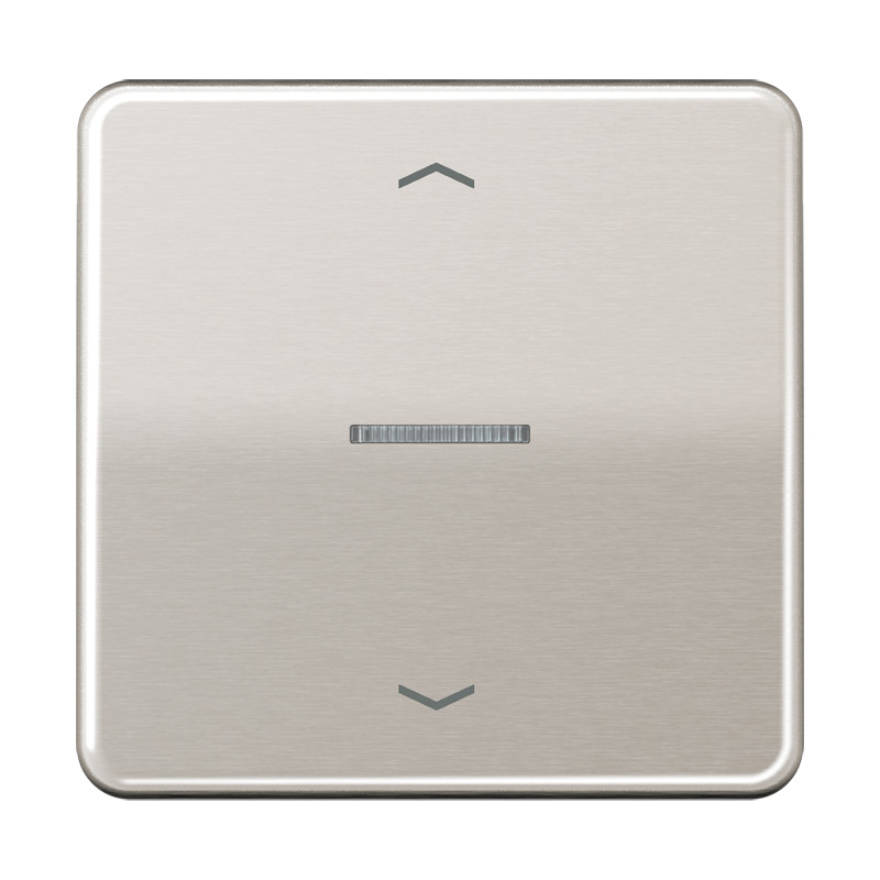 Jung CD range Home Stuurafd. CD 1V. platina pijl