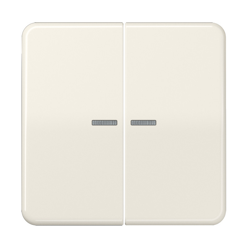 Jung CD range Home Stuurafd. CD 2V. wit