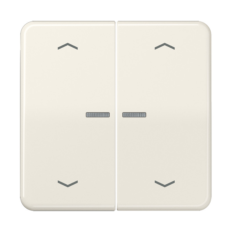 Jung CD range Home Stuurafd. CD 2V. wit pijl