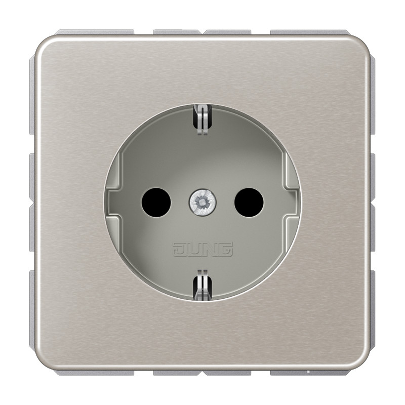 Jung CD range WCD.CD500 platina V.A.V. met schroefklem