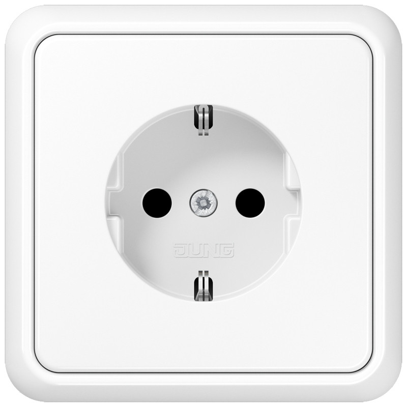 Jung CD range WCD.CD volle afdek,met bev.klauw, A.wit