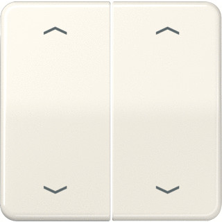 Jung CD500 tweedelige wip jaloezie crèmewit (elektrowit)