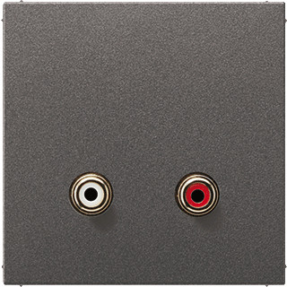 Jung LS range afdekking cinch audio