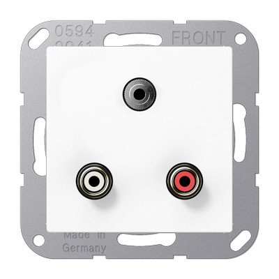 Jung Cinch audio / mini jack 3,5 MM verbindingsdoos