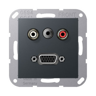 Jung Cinch audio / mini jack 3,5 MM / vga