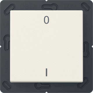 Jung As range enocean wandzender a(s)500 + symbolen 2-kanalen wit