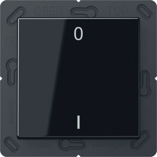 Jung A range enocean wandzender a500 + symbolen 2-kanalen zwart