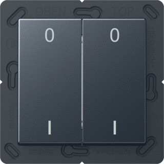 Jung Enocean radiografische wandzender met symbolen 0 I