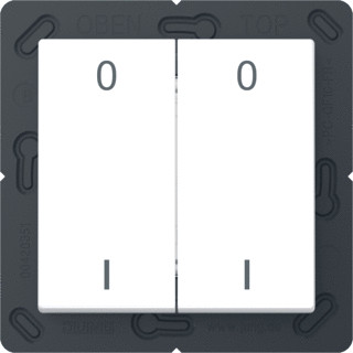 Jung As/A range enocean wandzender a(s)500 + symbolen 4-kanalen wit