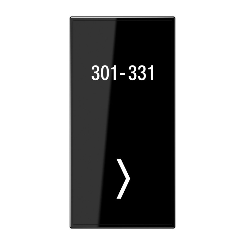 Jung LS range Led-Lichtsignaal glazen afdekking 2-VDG.