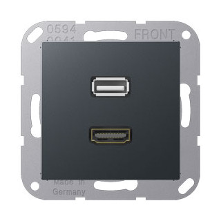 Jung Hdmi / usb verbindingsdoos