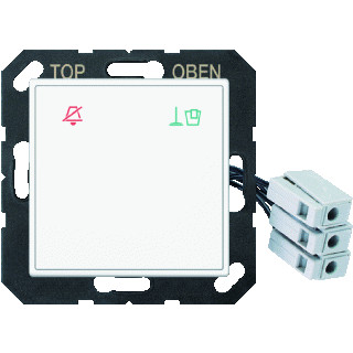 Jung LS range enkele wip aan-/uit-schakelaar wit