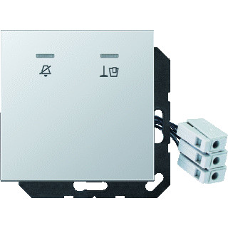 Jung LS range enkele wip aan-/uit-schakelaar aluminium