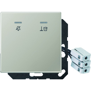 Jung LS range enkele wip aan-/uit-schakelaar roestvaststaal ( RVS )