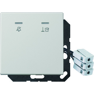 Jung LS range enkele wip aan-/uit-schakelaar grijs