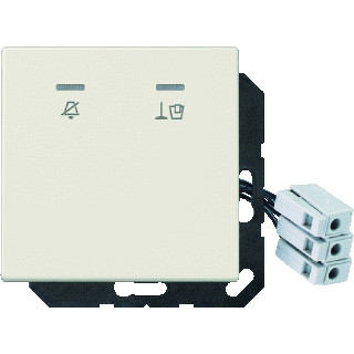 Jung LS range enkele wip aan-/uit-schakelaar crèmewit (elektrowit)