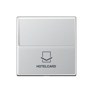 Jung A range bedieningselement aan-/uit-schakelaar hotelkaart aluminium