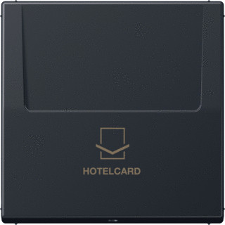 Jung LS range hotelkaart aan-/uit-schakelaar aluminium