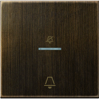 Jung Enkele wip aan-/uit-schakelaar messing