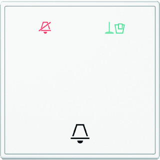 Jung LS range enkele wip aan-/uit-schakelaar wit