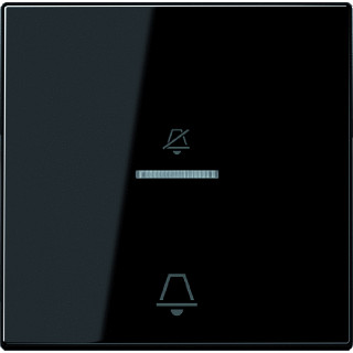 Jung LS range enkele wip aan-/uit-schakelaar zwart