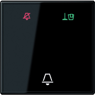 Jung LS range enkele wip aan-/uit-schakelaar zwart