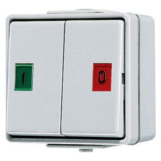 Jung Impulsdrukker 2-voudig 10 A 250 V ~