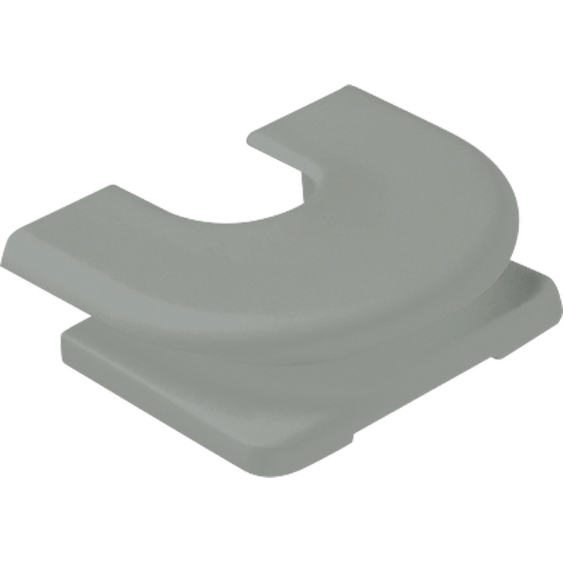 Jung Kabel- buis en kanaalinvoerstukjes voor opbouwkappen steengrijs