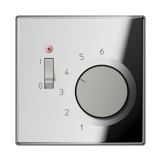 Jung LS range bedieningselement thermostaat draaiknop chroom