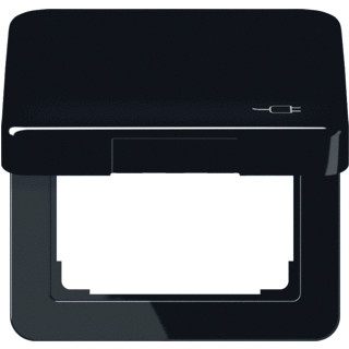 Jung CD500 afdekraam 1V horizontaal en verticaal platina ip44
