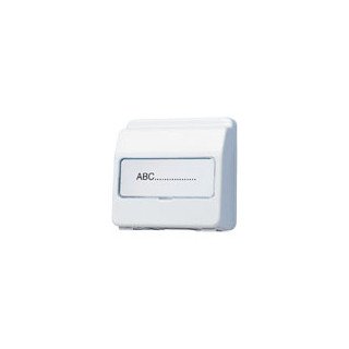Jung CD500 afdekraam 1V wit ip44