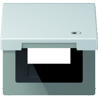 Jung LS range afdekraam 1V horizontaal en verticaal aluminium ip44