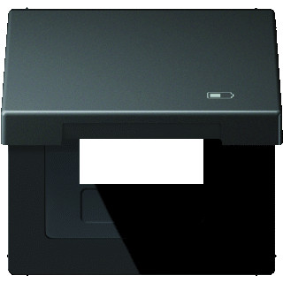 Jung LS range afdekraam 1V horizontaal en verticaal antraciet ip44