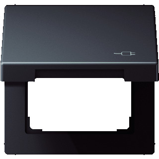 Jung LS range afdekraam 1V horizontaal en verticaal aluminium ip44