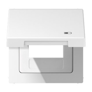 Jung LS range afdekraam 1V horizontaal en verticaal wit ip44