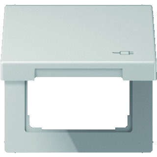 Jung LS range afdekraam 1V horizontaal en verticaal grijs ip44